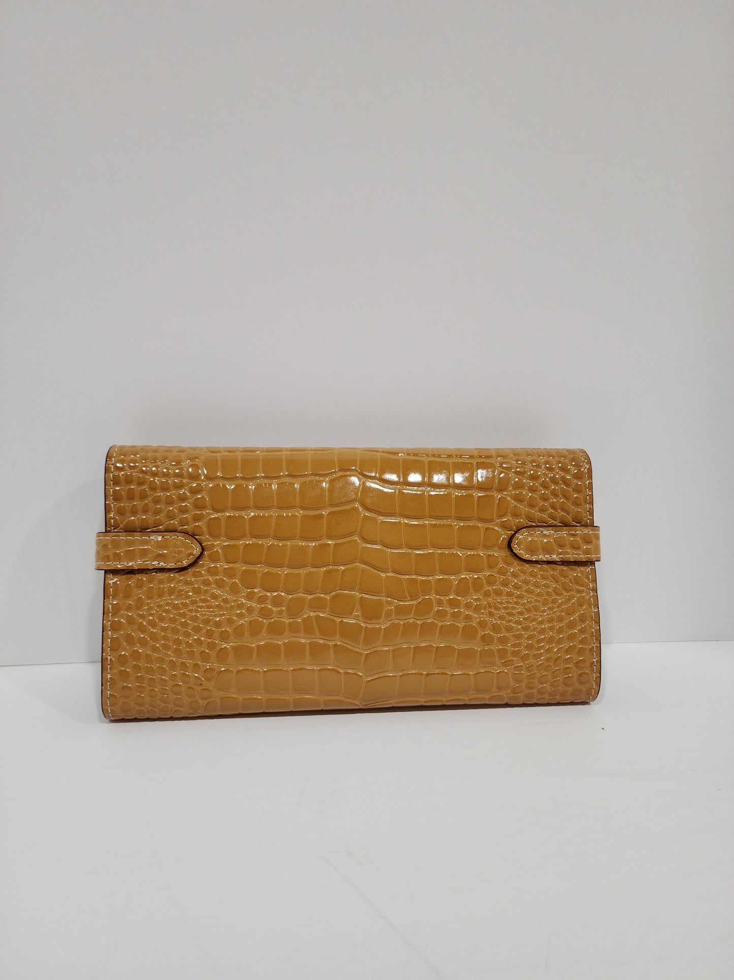 Classical fashion women leather wallets with glossy snake crocodile print - 6062