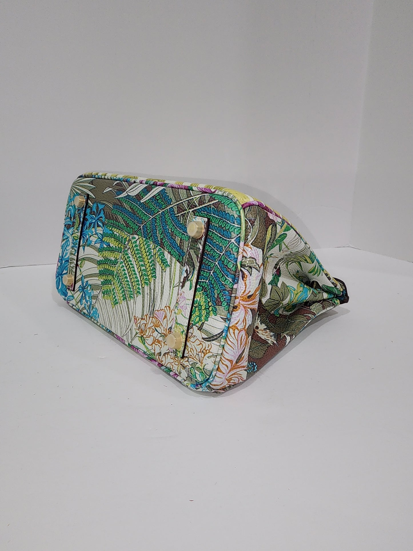 Colorful painted leather printed bags - 6168