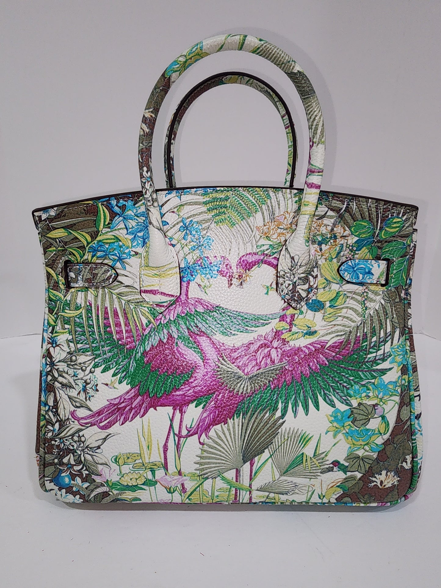 Colorful painted leather printed bags - 6168