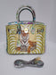 Colorful painted leather printed bags - 6168