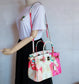 Colorful painted leather printed bags - 6168